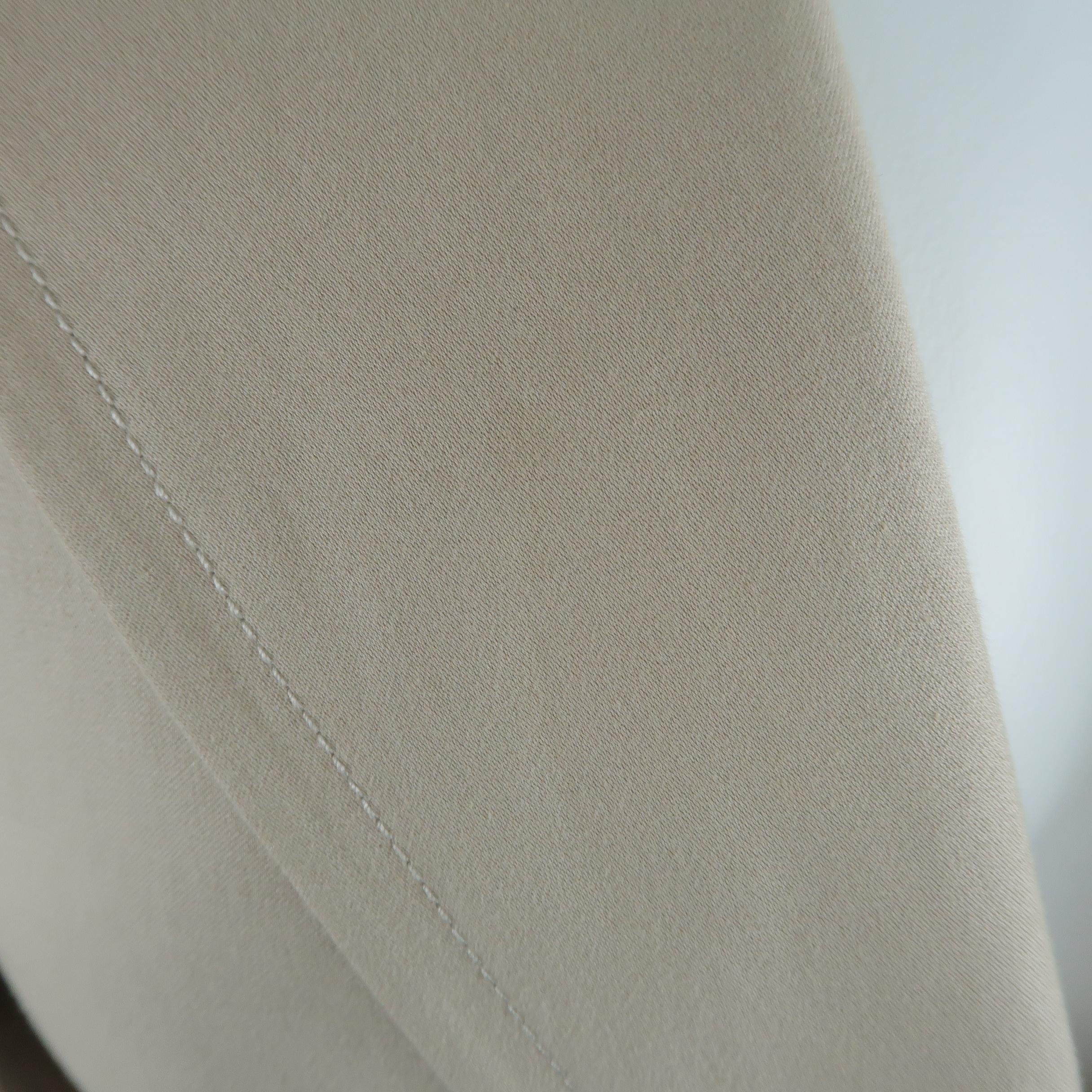 GUCCI by TOM FORD 38 Beige Solid Linen, Cotton -  Blazer / Sport Coat / Jacket 8