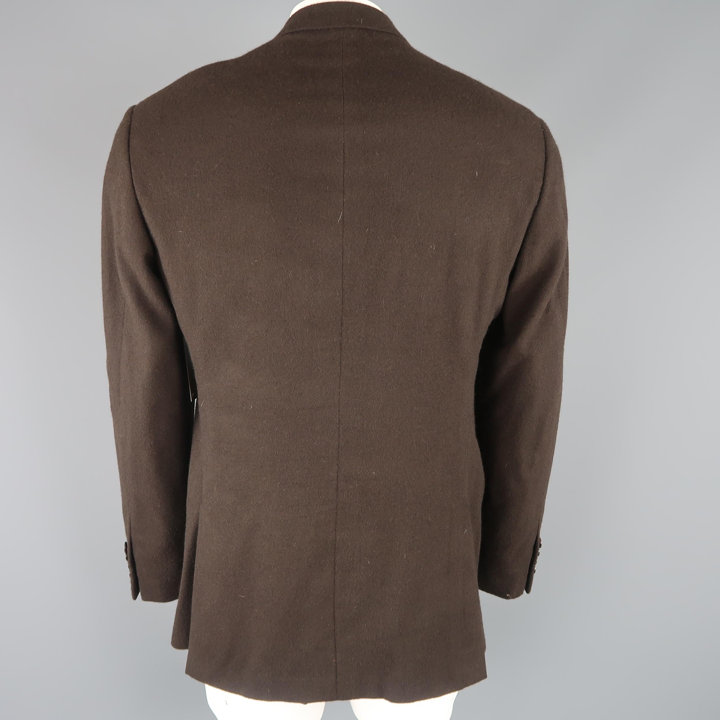 Polo Ralph Lauren Regular Brown Cashmere 3 Button Sport Coat / Jacket ...