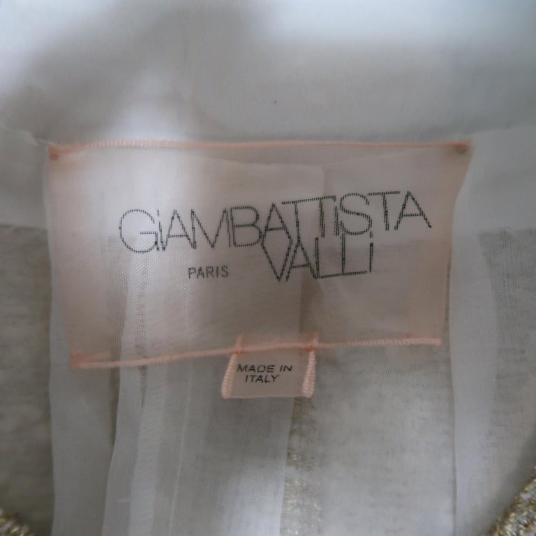 VALLI SHIFT, GOLD ORGANZA BROCADE main image 0