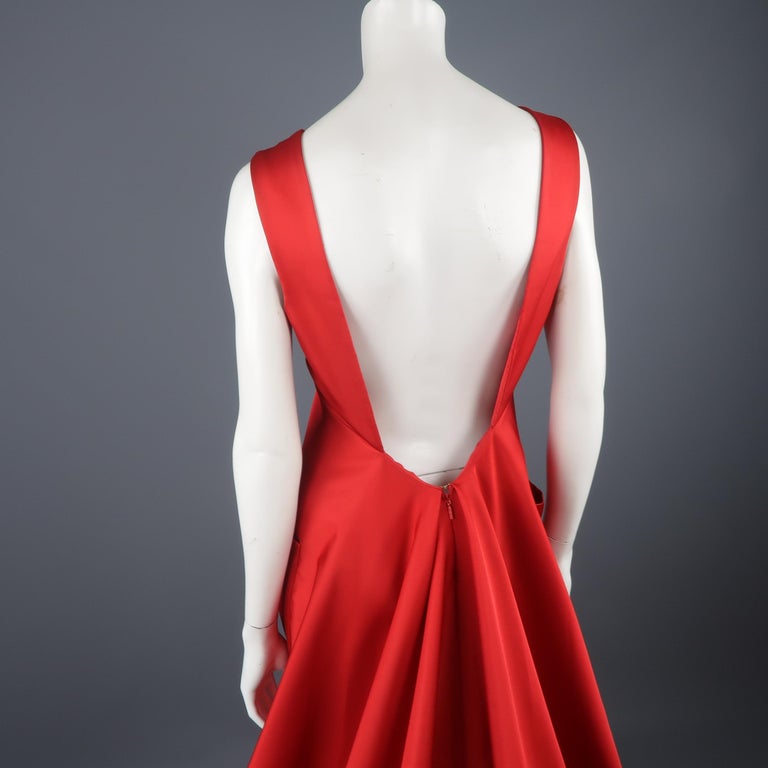 open lace back dress Carolina Herrera Tie Sleeve Midi Dress – Glasscock Boutique main image 1