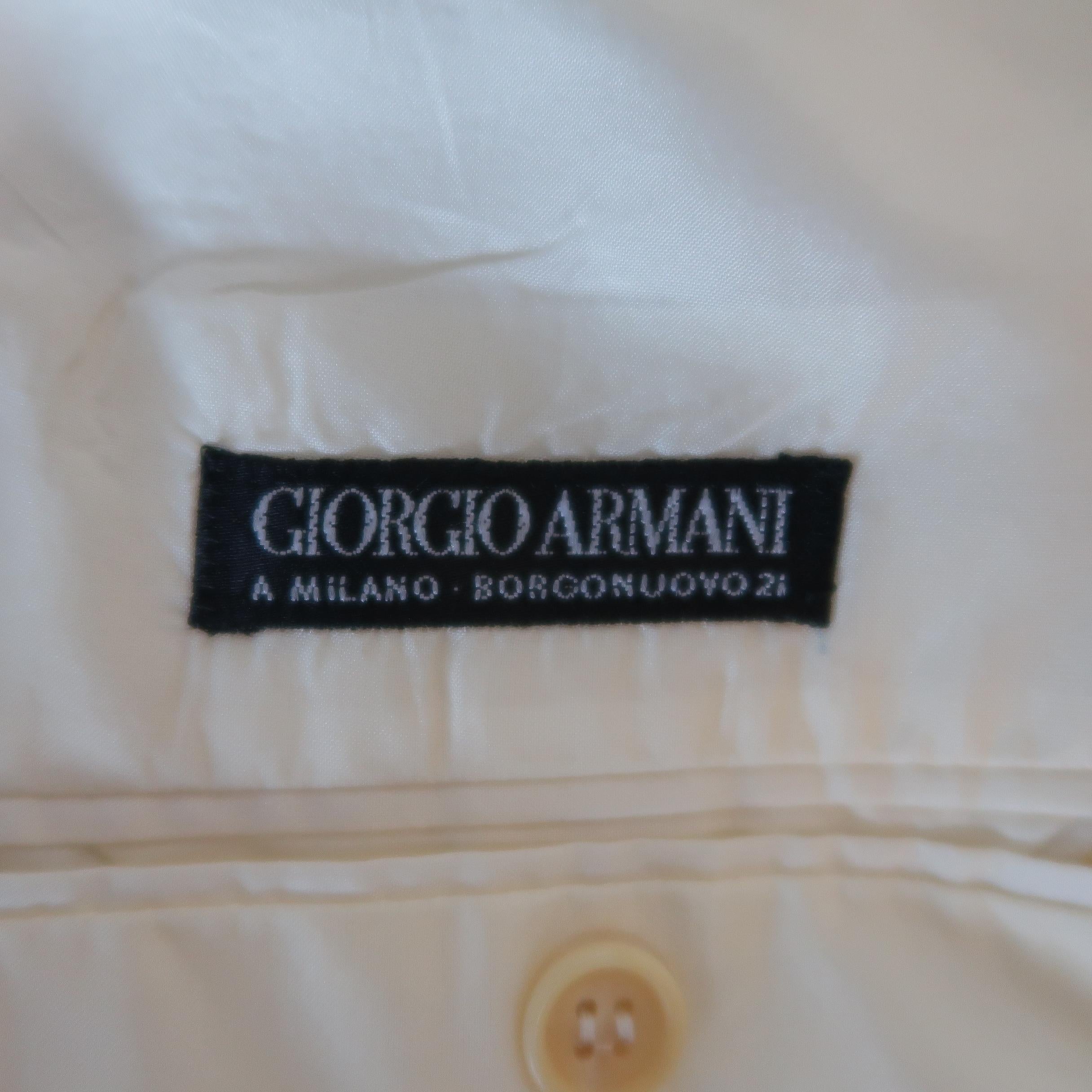 Giorgio Armani Cream Shawl Collar Tuxedo Sport Coat and Vest Set 5