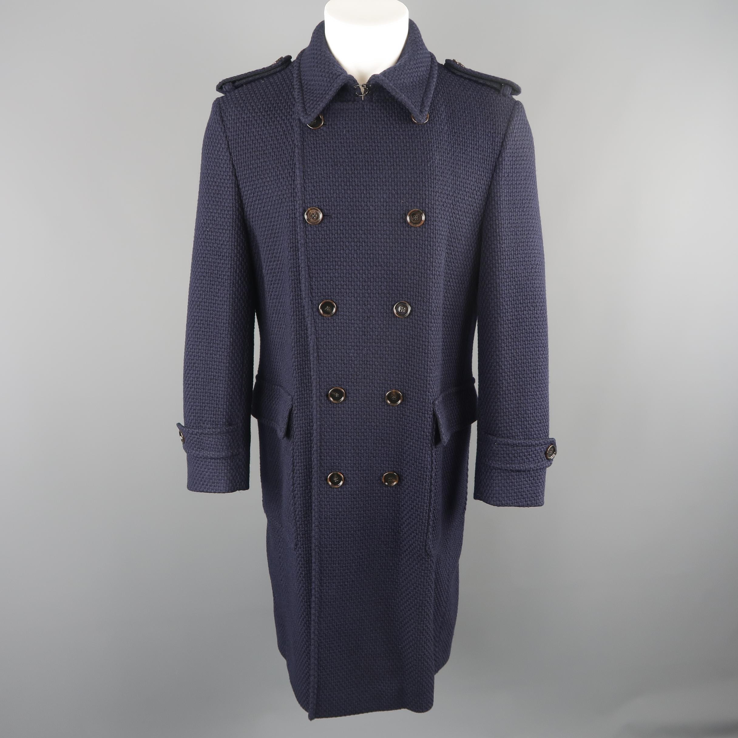 hugo woven cotton-blend trench coat
