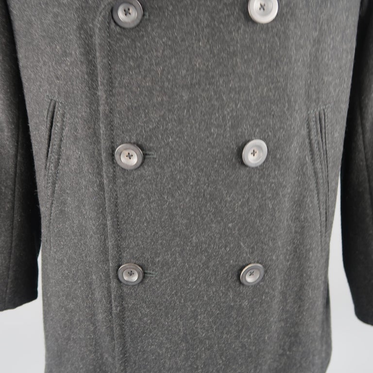 JIL SANDER Size M Navy Wool Peacoat main image 1