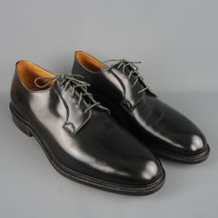 CHURCH'S Size 13 Black Leather Lace Up Derbys