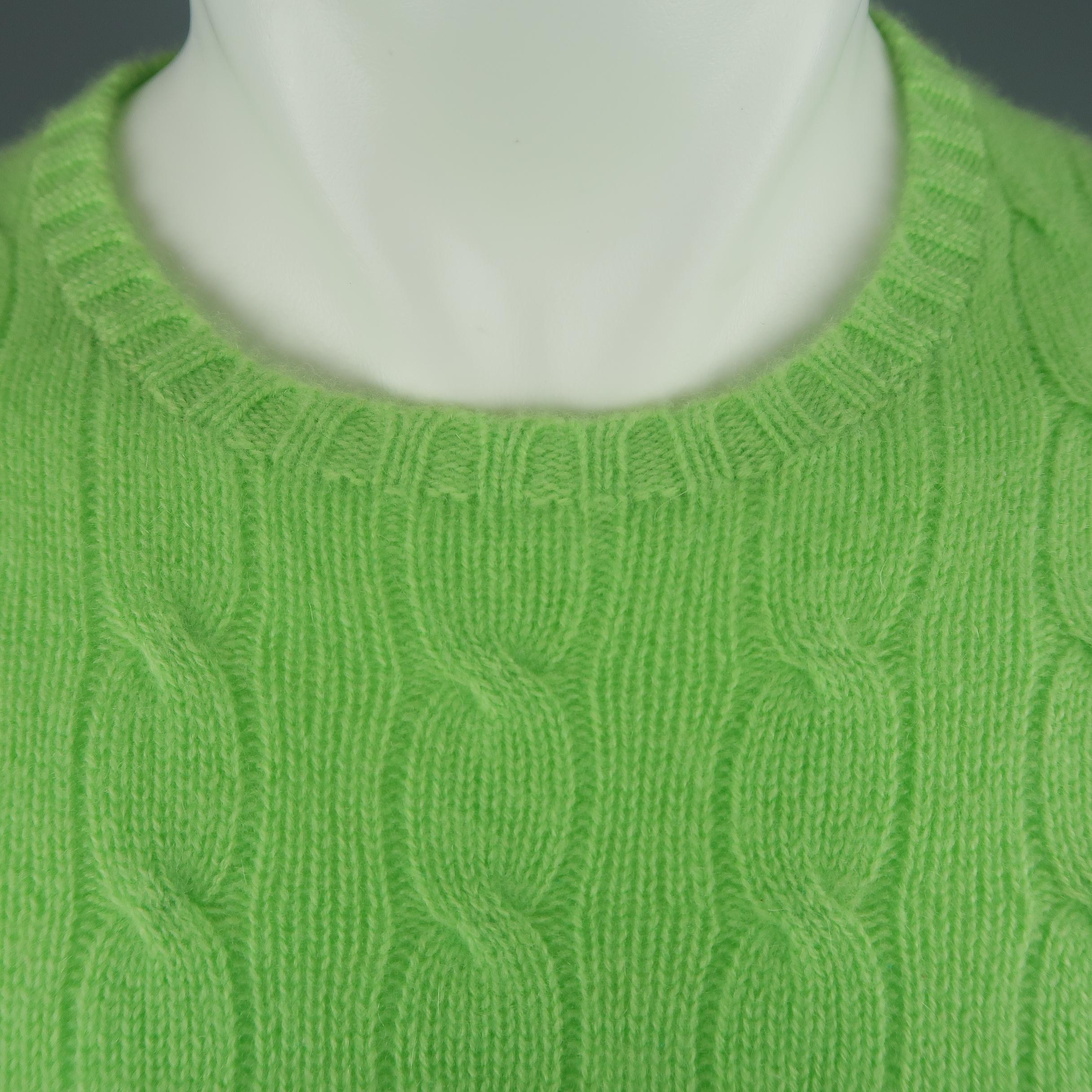 light green cashmere sweater