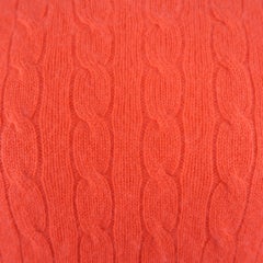 Ralph Lauren Red Knit Cashmere Sweater