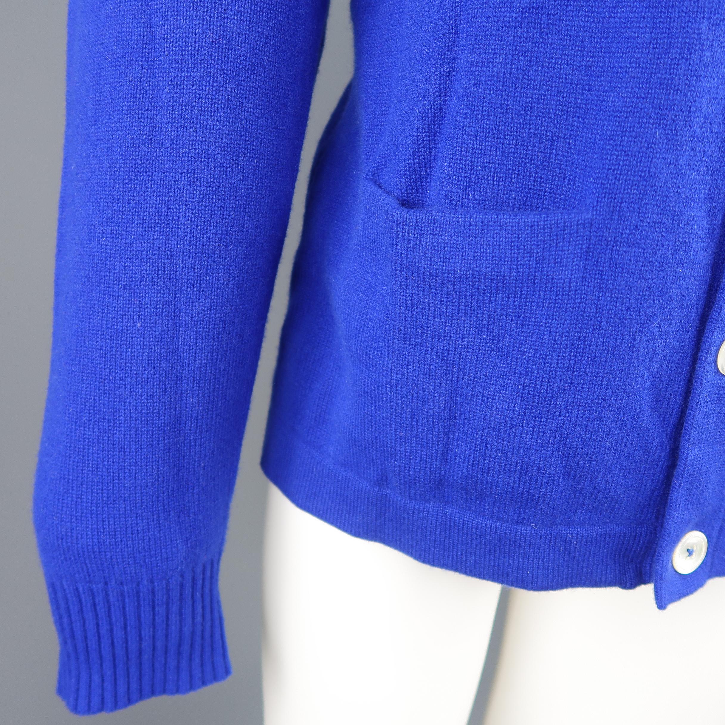 royal blue polo sweater