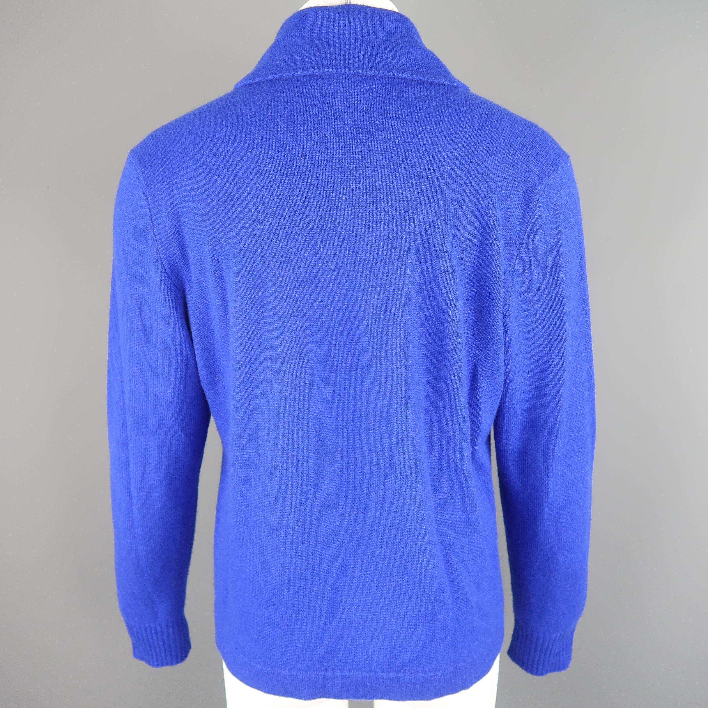 girls royal blue cardigan