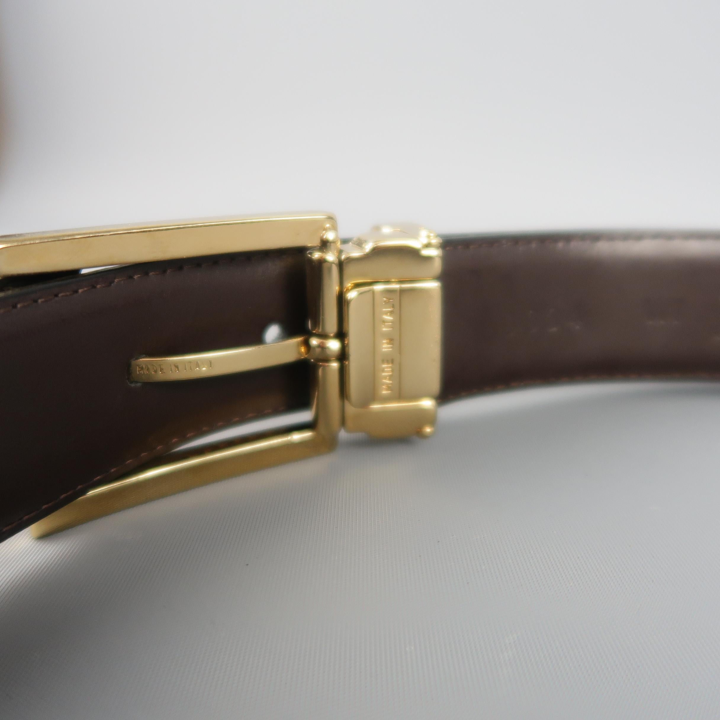 black dress belt with gold buckle