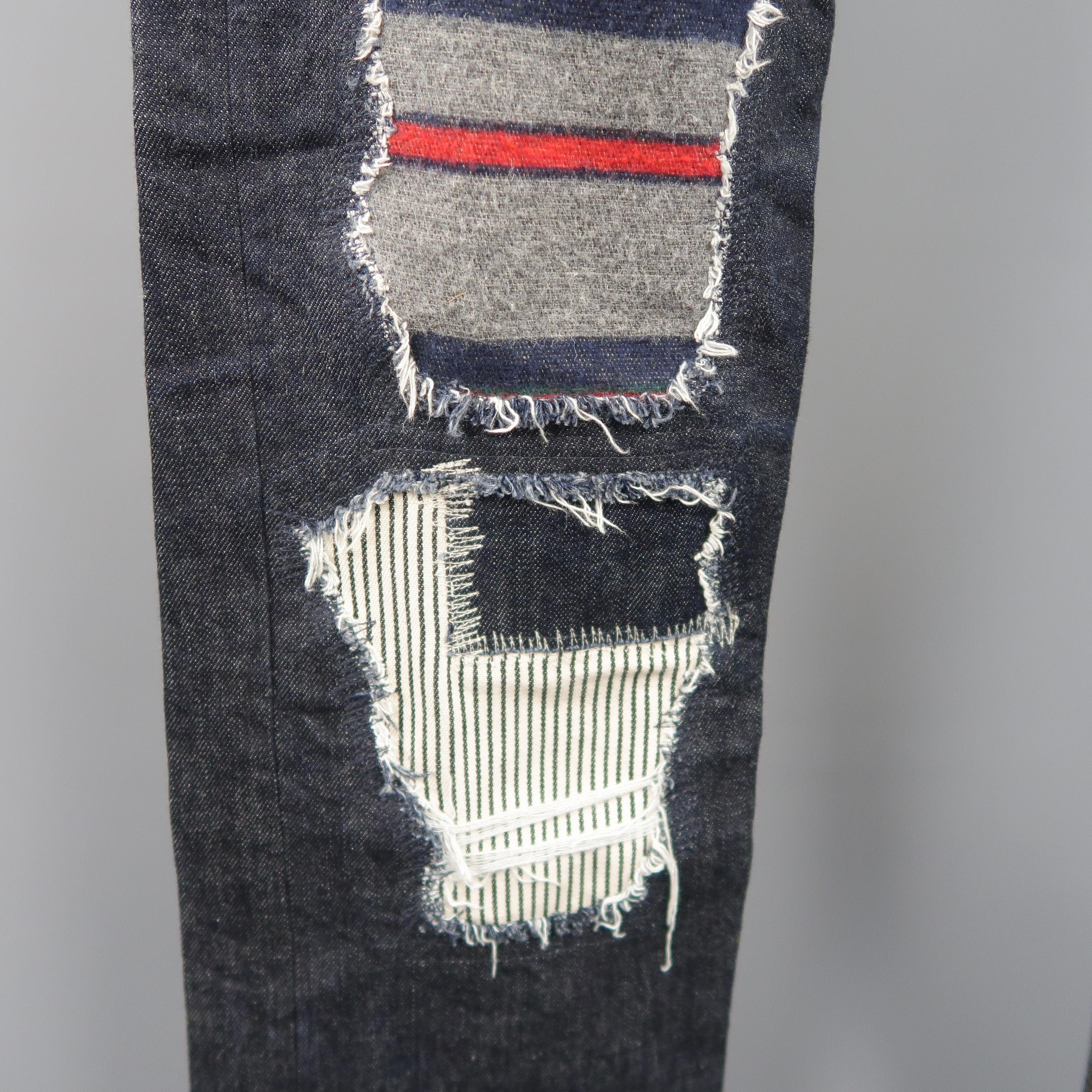 junya patchwork jeans