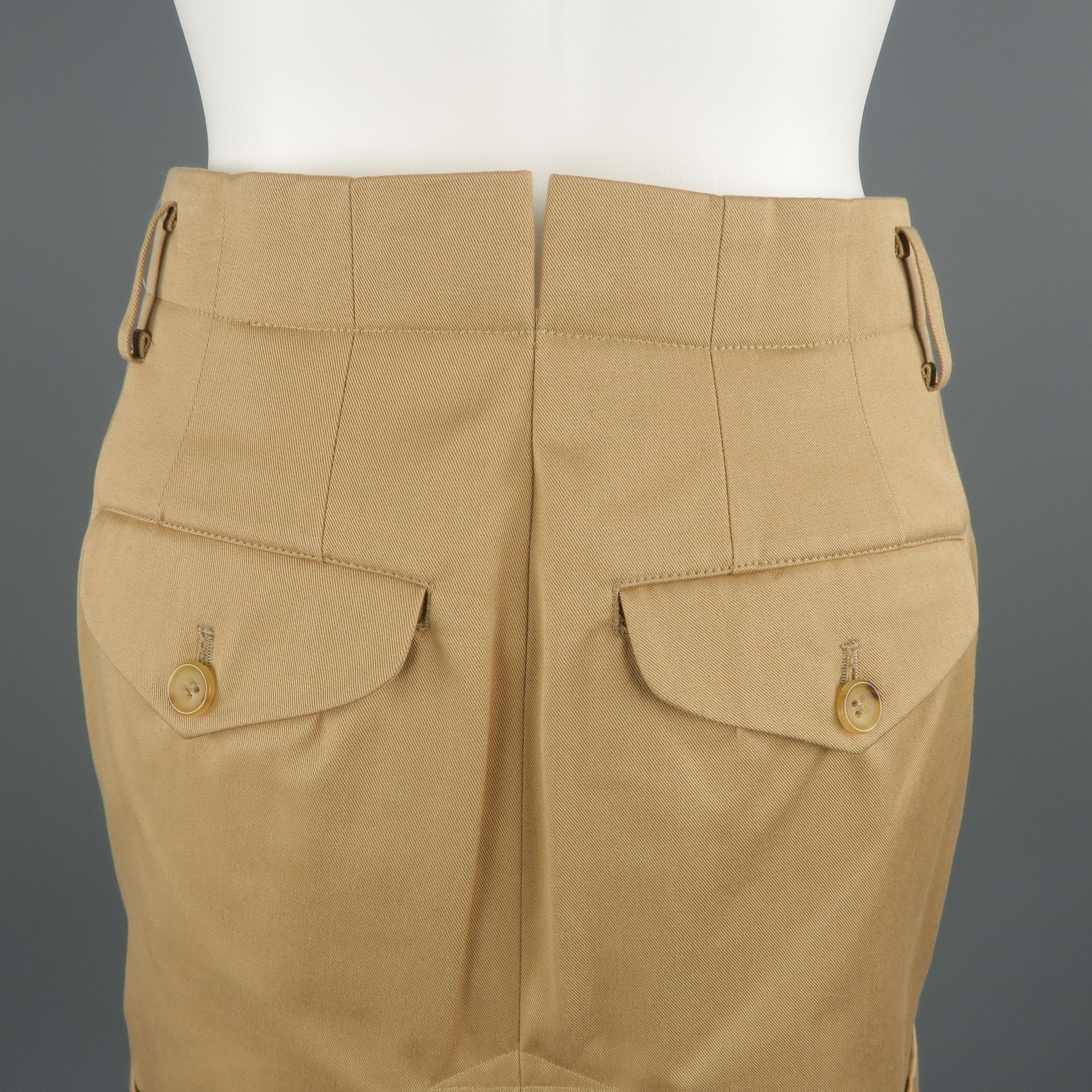 Junya Watanabe COMME des GARCONS Size M Beige Mini Skirt For Sale at ...