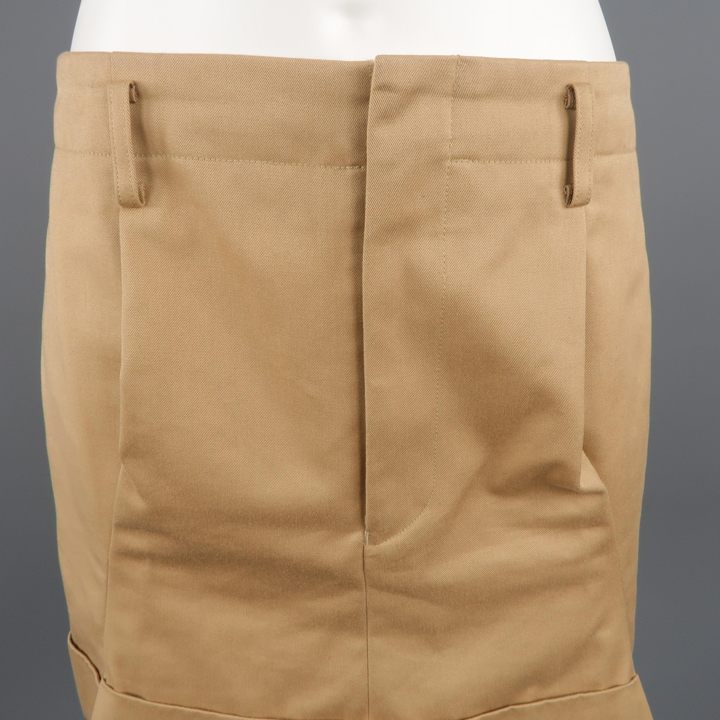 Women's Junya Watanabe COMME des GARCONS Size M Beige Mini Skirt