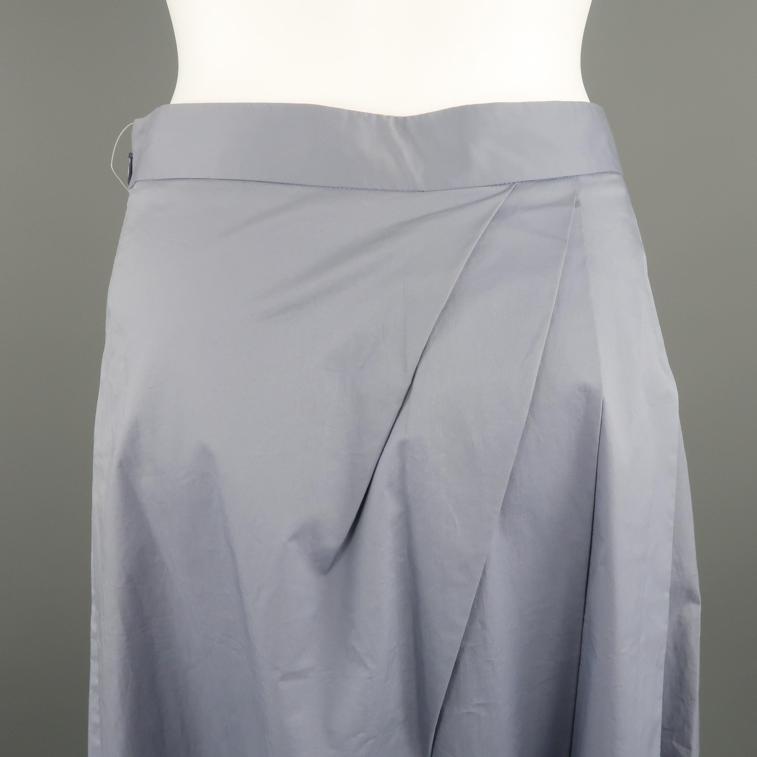 Women's MOSCHINO Size 4 Gray Cotton Skirt