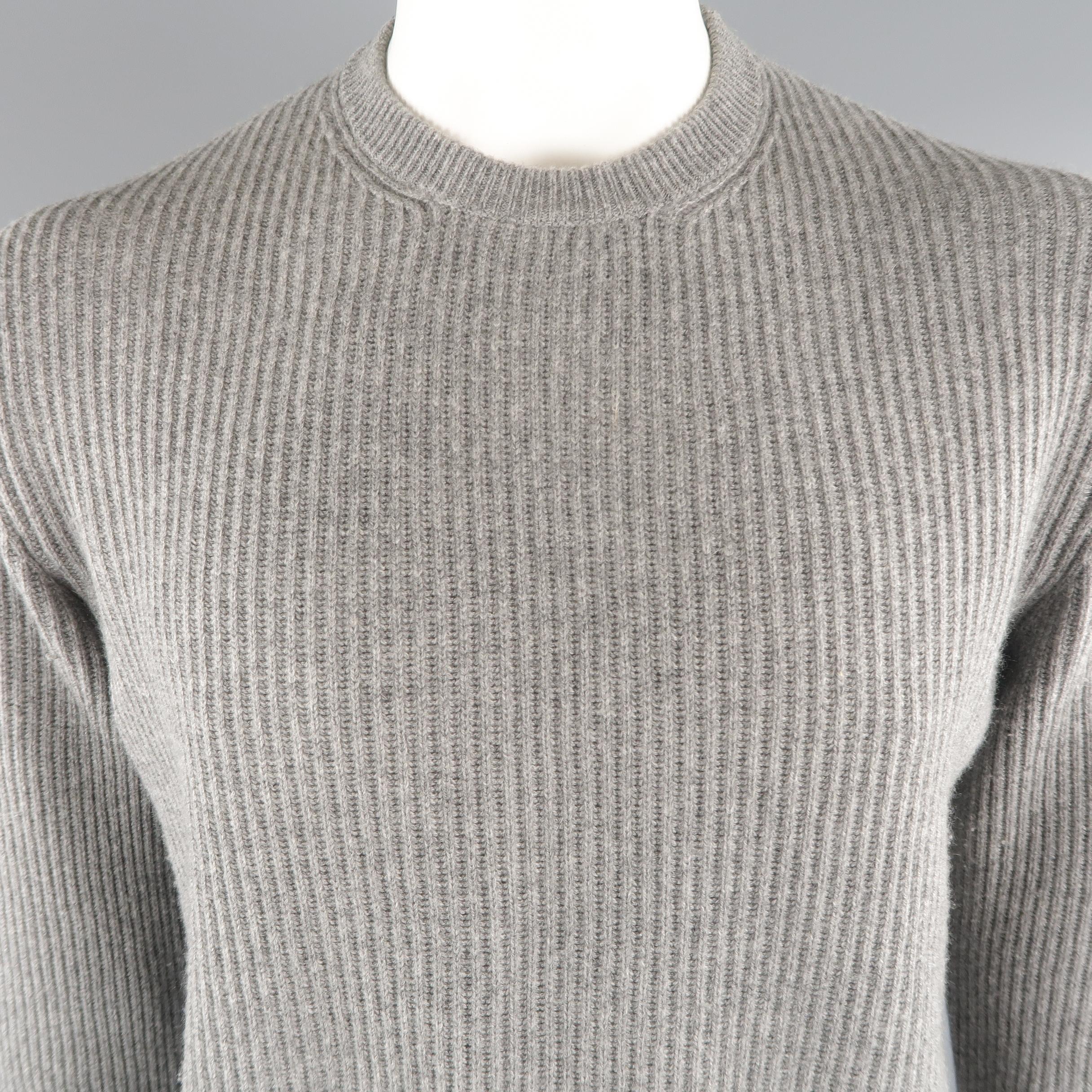 mens ribbed cashmere sweater