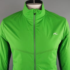 KJUS 42 Green Solid Polyamide Jacket