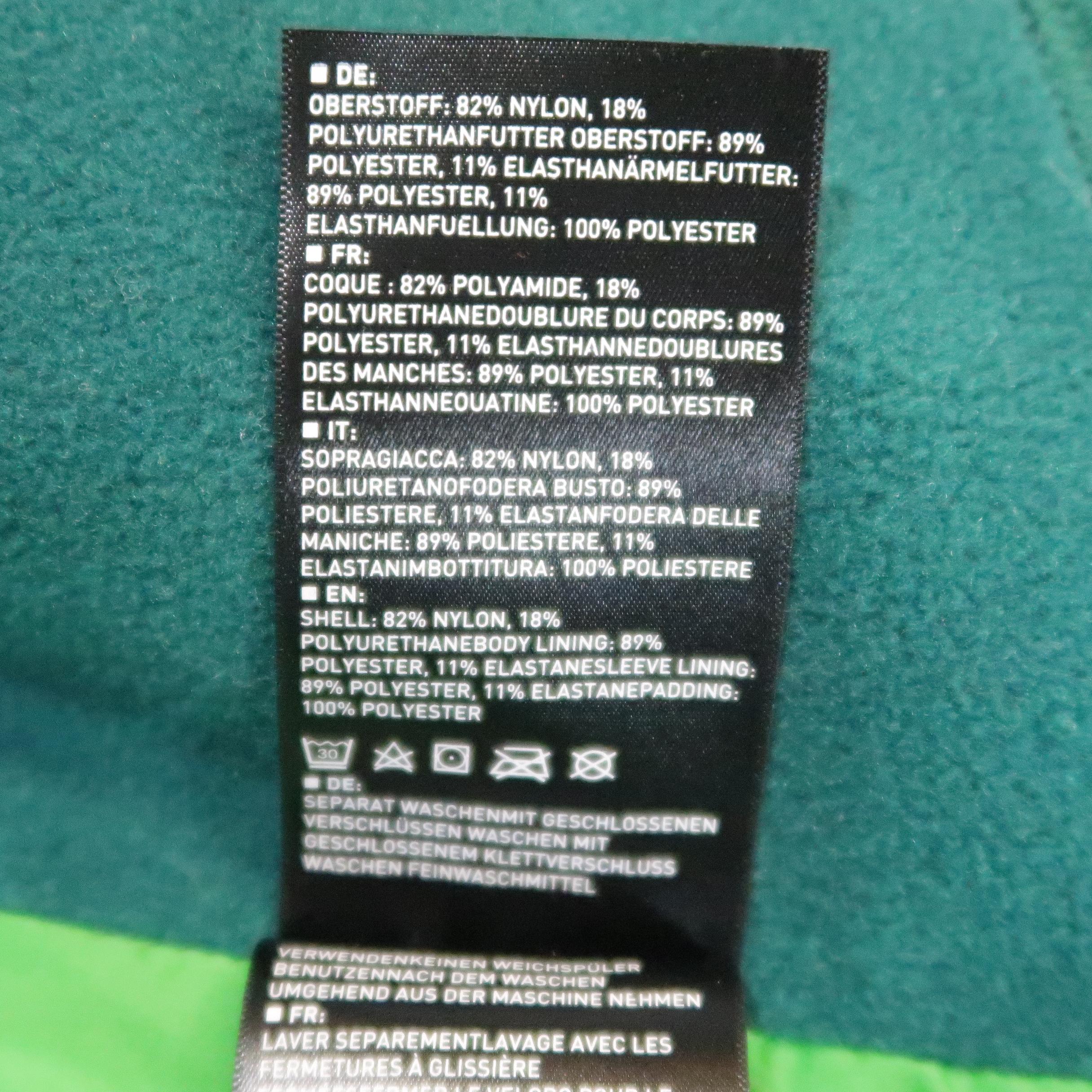 KJUS 42 Green Solid Polyamide Jacket 3