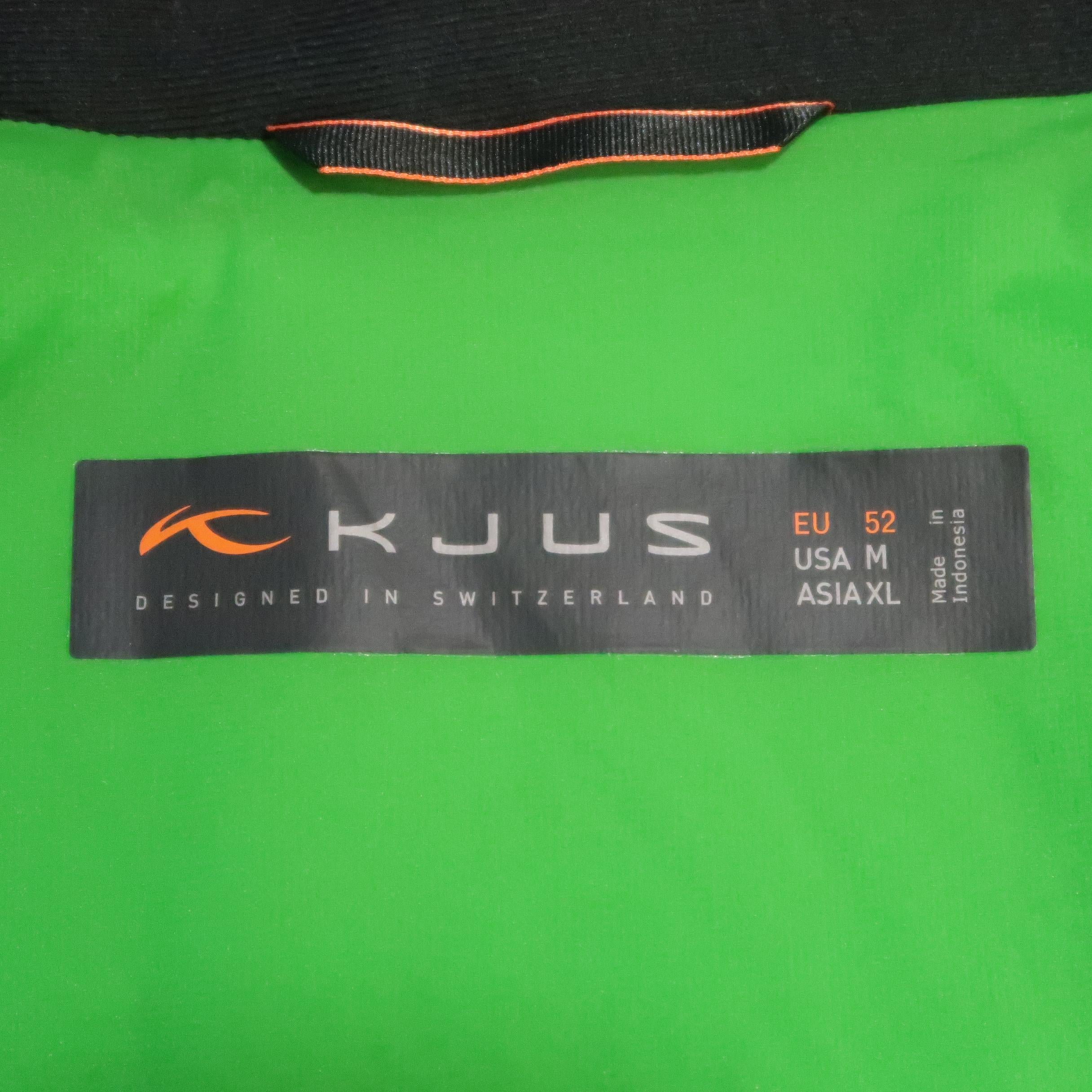 KJUS 42 Green Solid Polyamide Jacket 5
