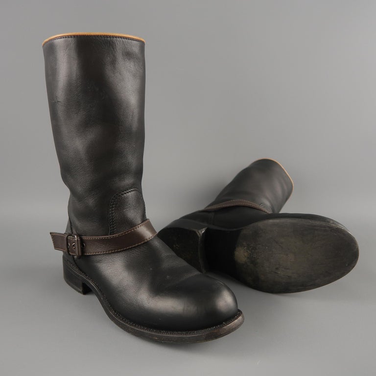biker boots bottega veneta