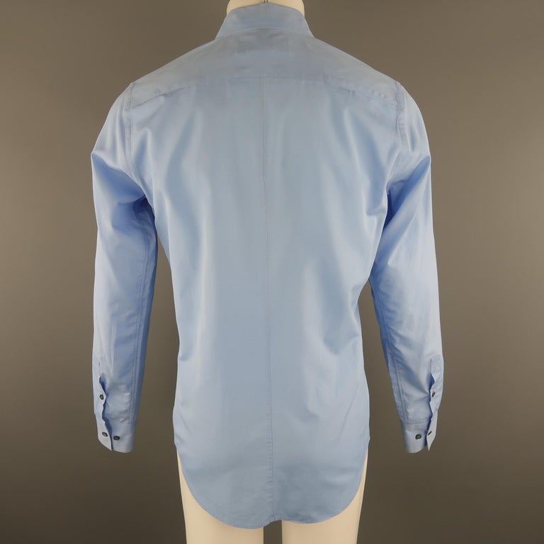 Marni Light Blue Cotton T-Shirt