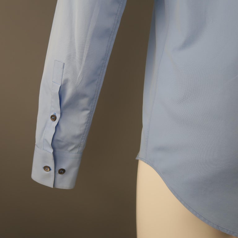 Marni Light Blue Cotton T-Shirt main image 1