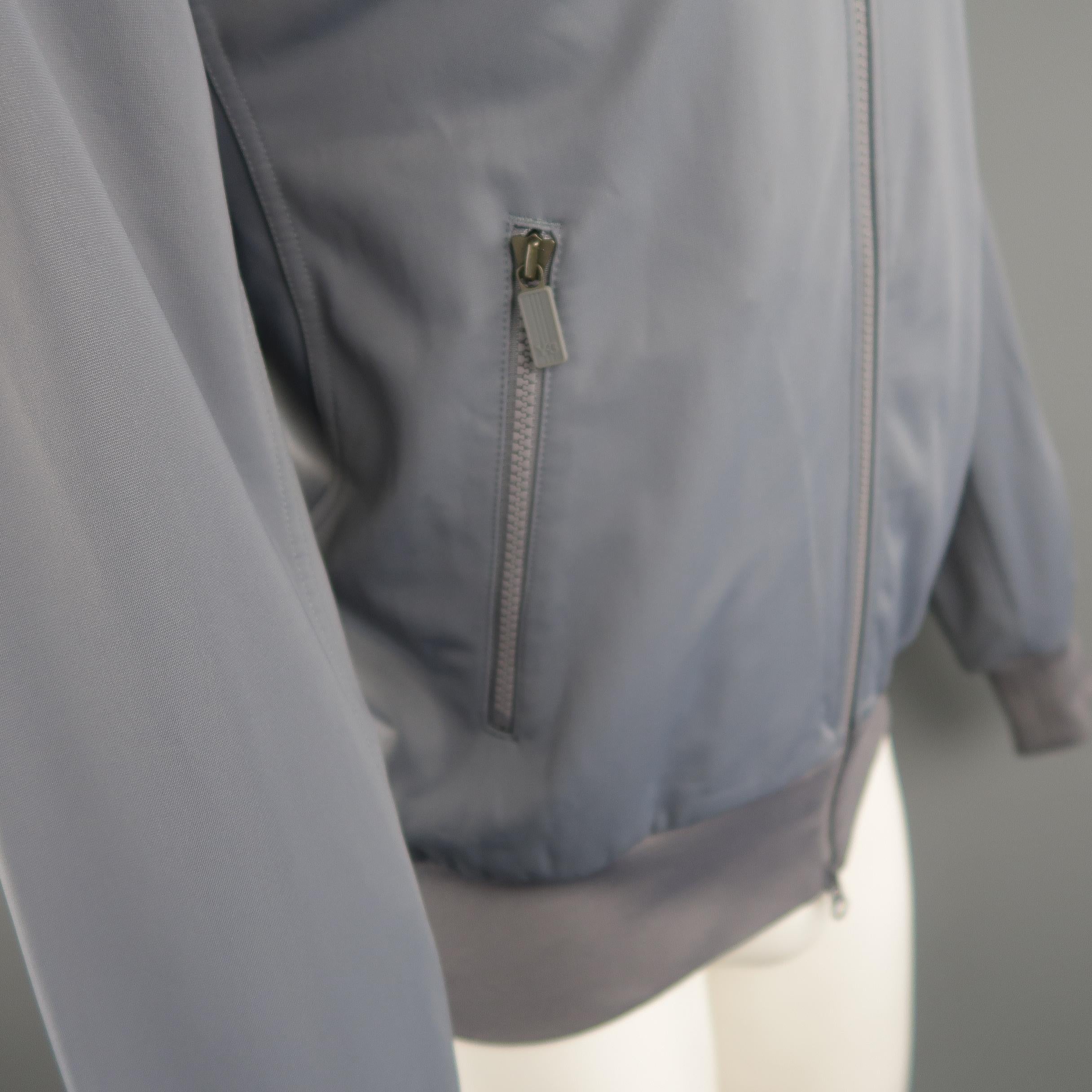 Gray Y-3 by YOHJI YAMAMOTO Grey Solid Polyester Jacket