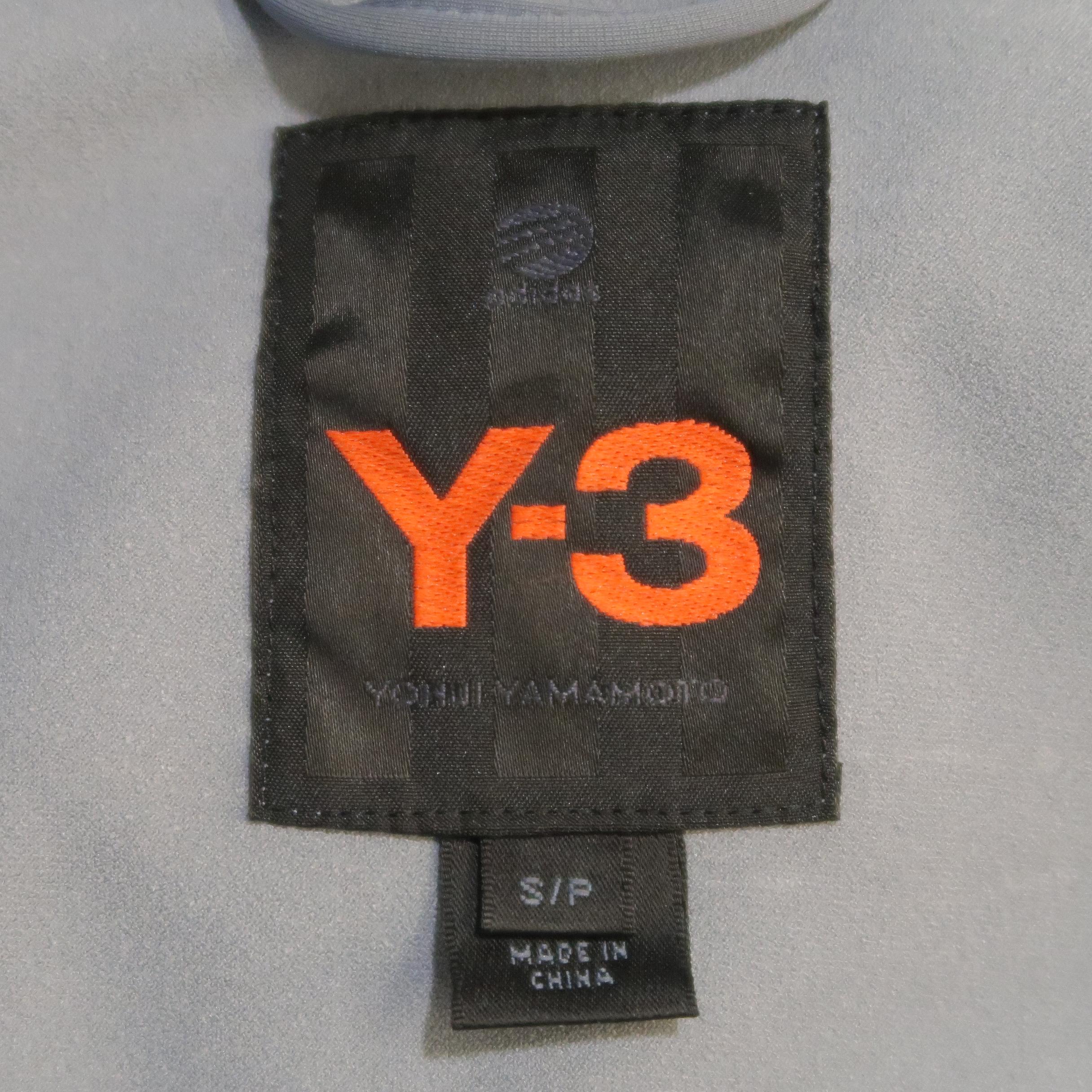 Y-3 by YOHJI YAMAMOTO Grey Solid Polyester Jacket 3