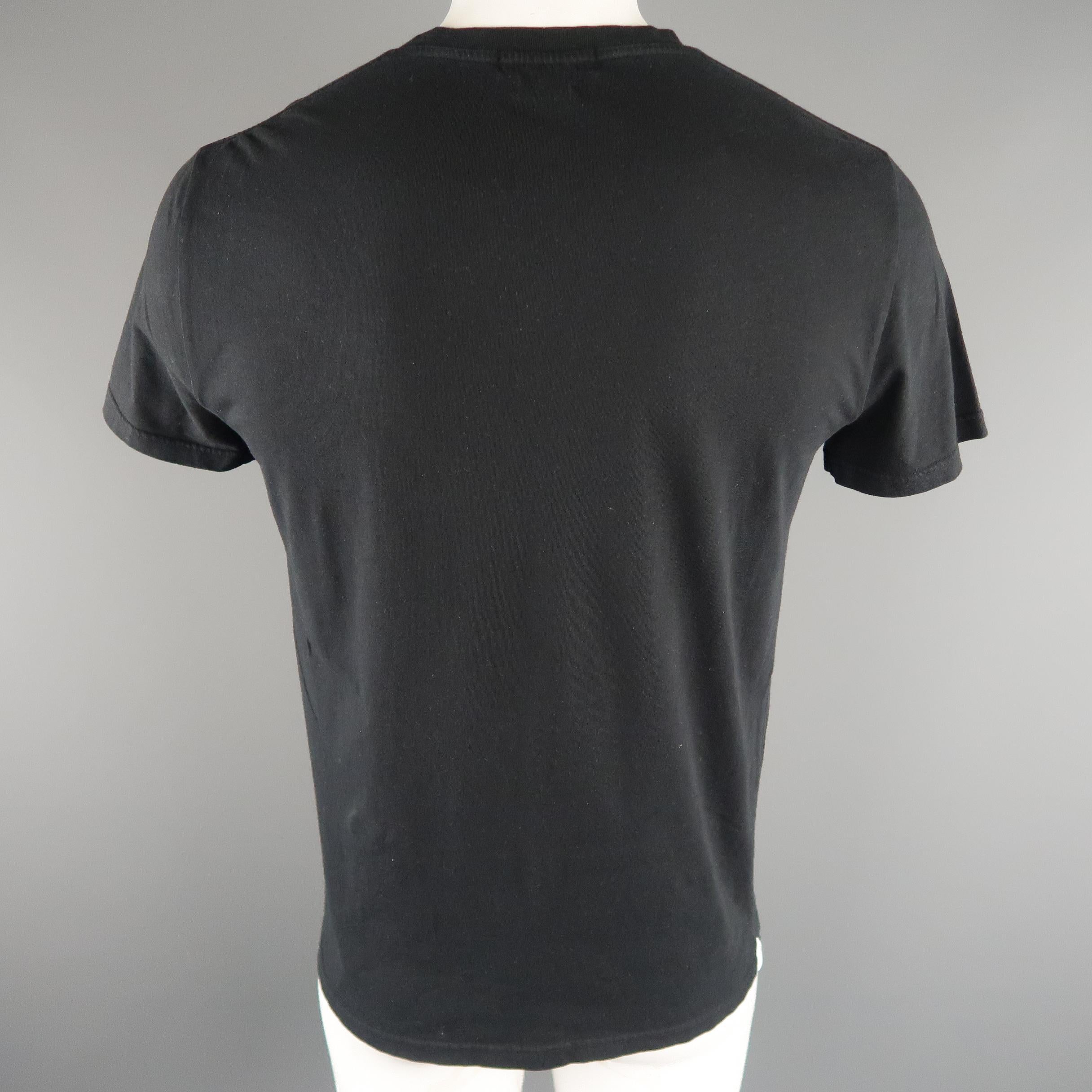 Men's ALEXANDER MCQUEEN Size M Black Skull Cotton T-shirt