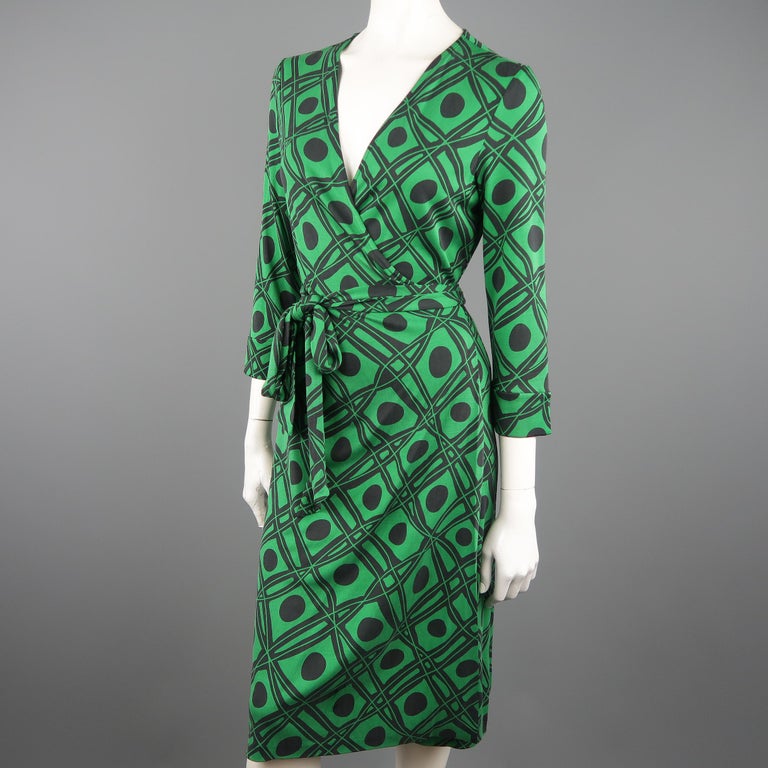 Diane Von Furstenberg Green Wrap Dress Hot Dvf Green Wrap Dress Clearance  Astrid Wool Cashmere Wrap