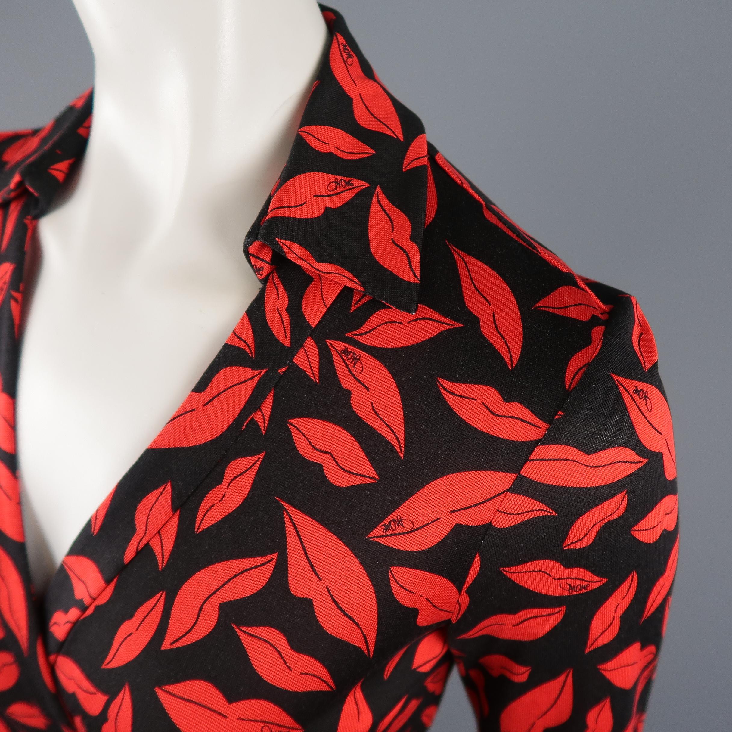diane von furstenberg lips dress