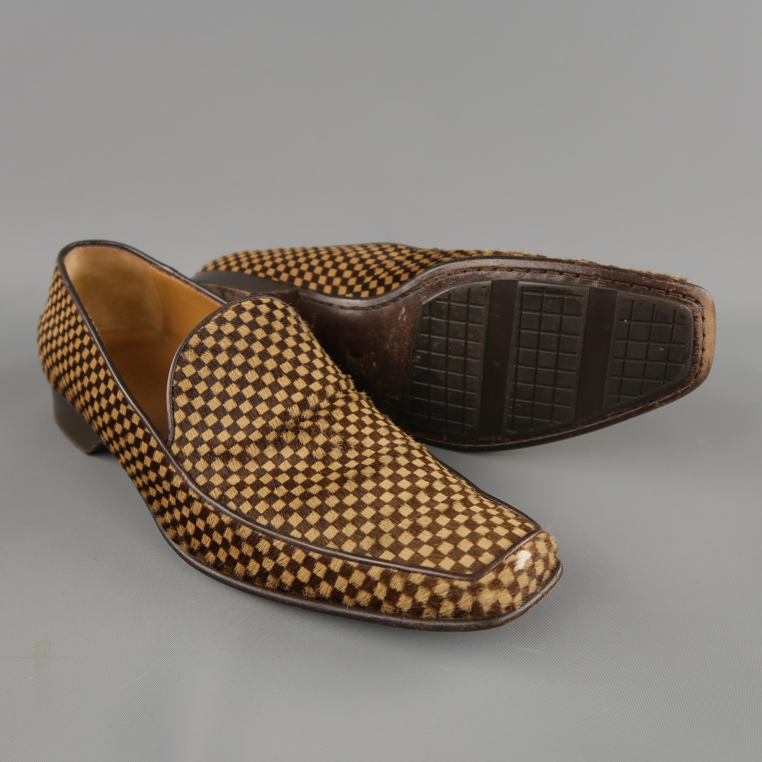 louis vuitton checkered loafers