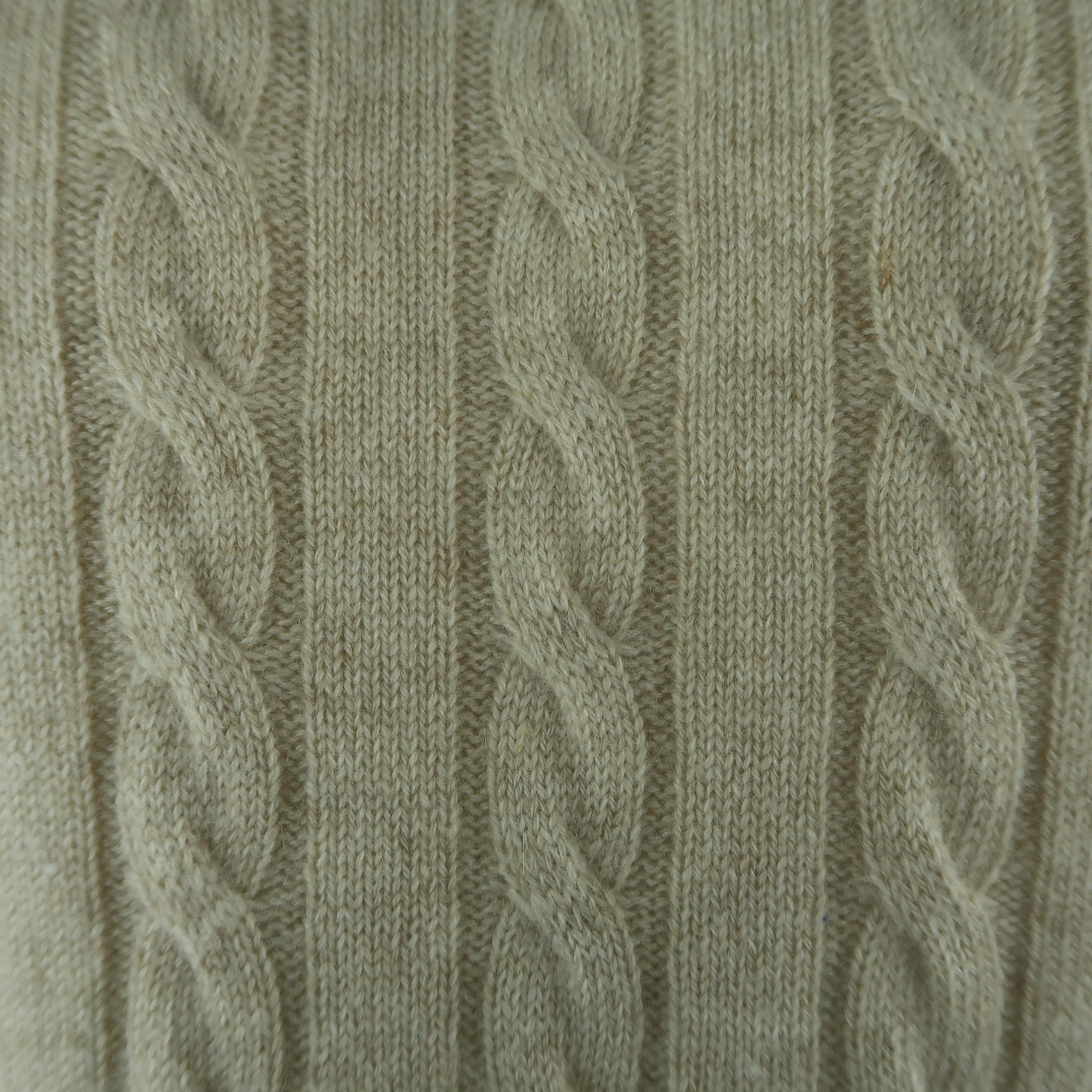 loro piana cable knit sweater