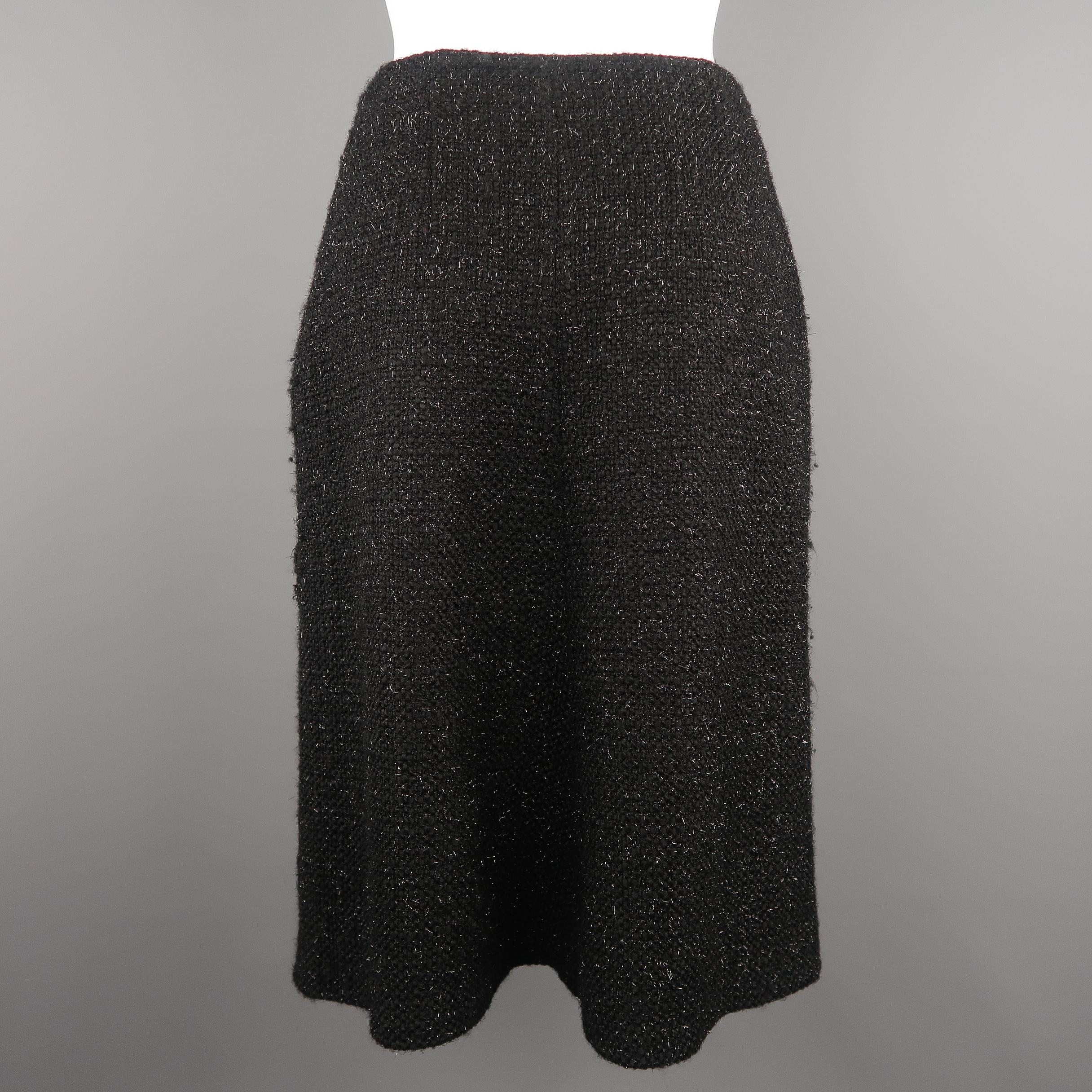 tweed aline skirt