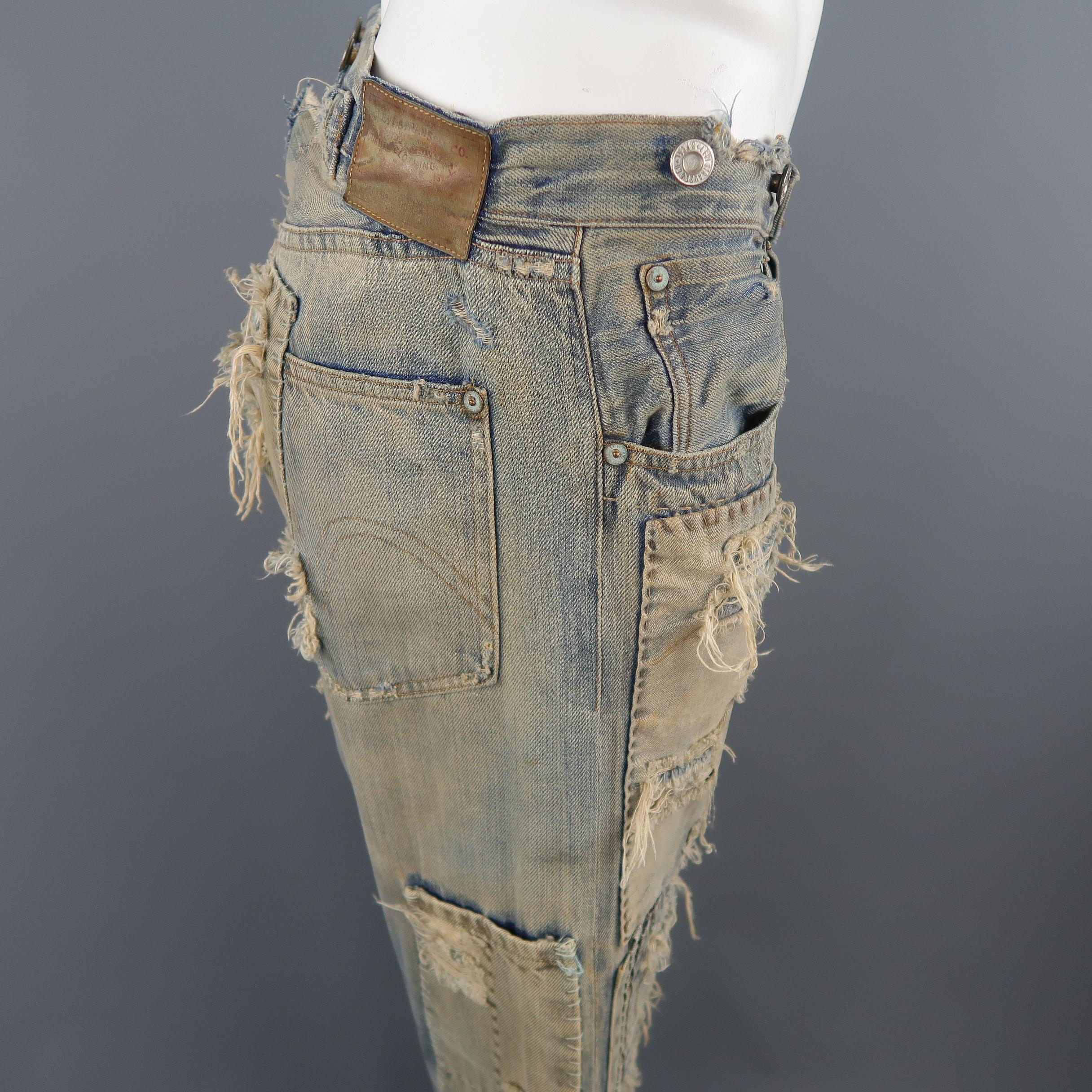 dirty wash denim