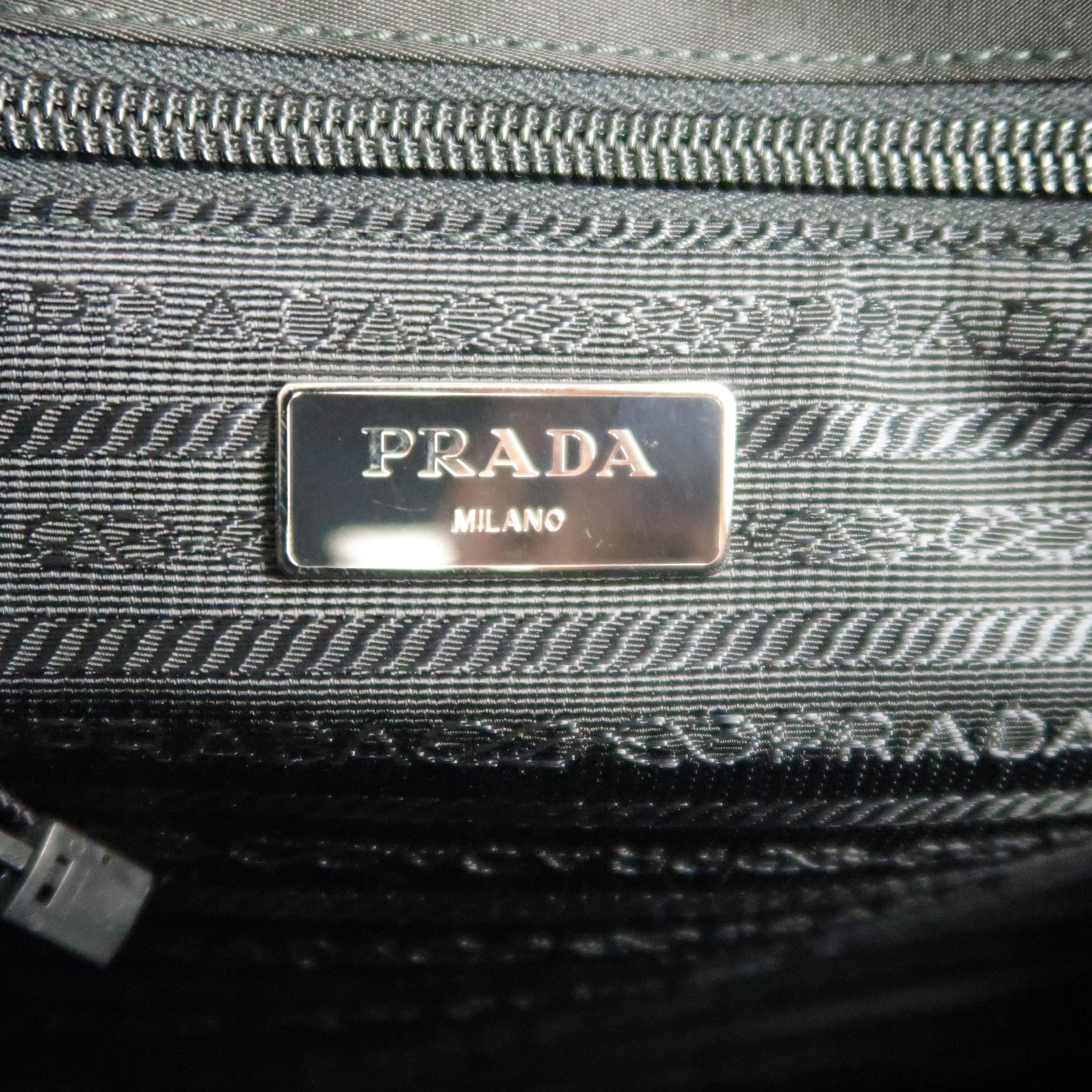 PRADA Black Nylon Messenger Bag 7