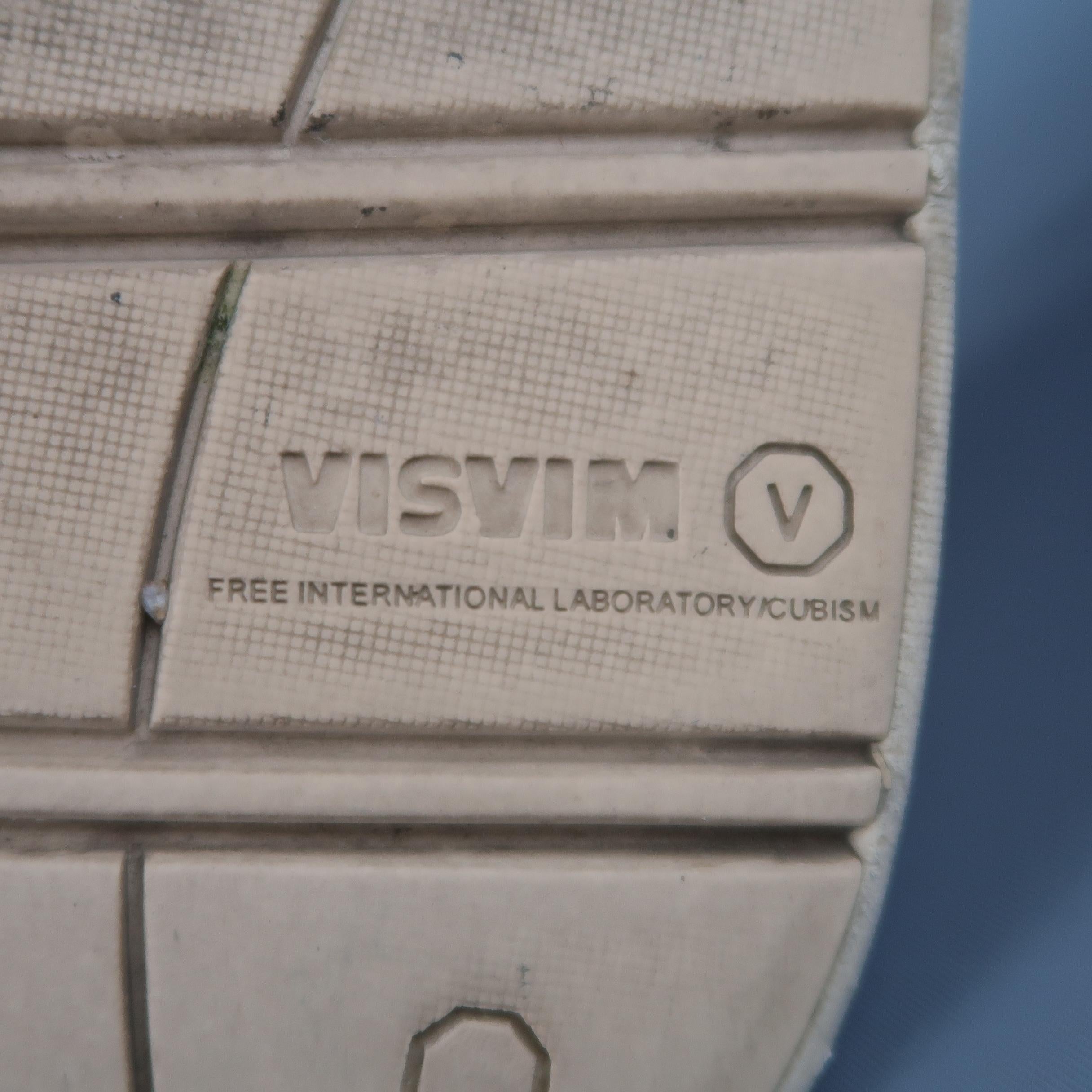 VISVIM Size 9.5 Tan Textured Suede Chukka Boots 4