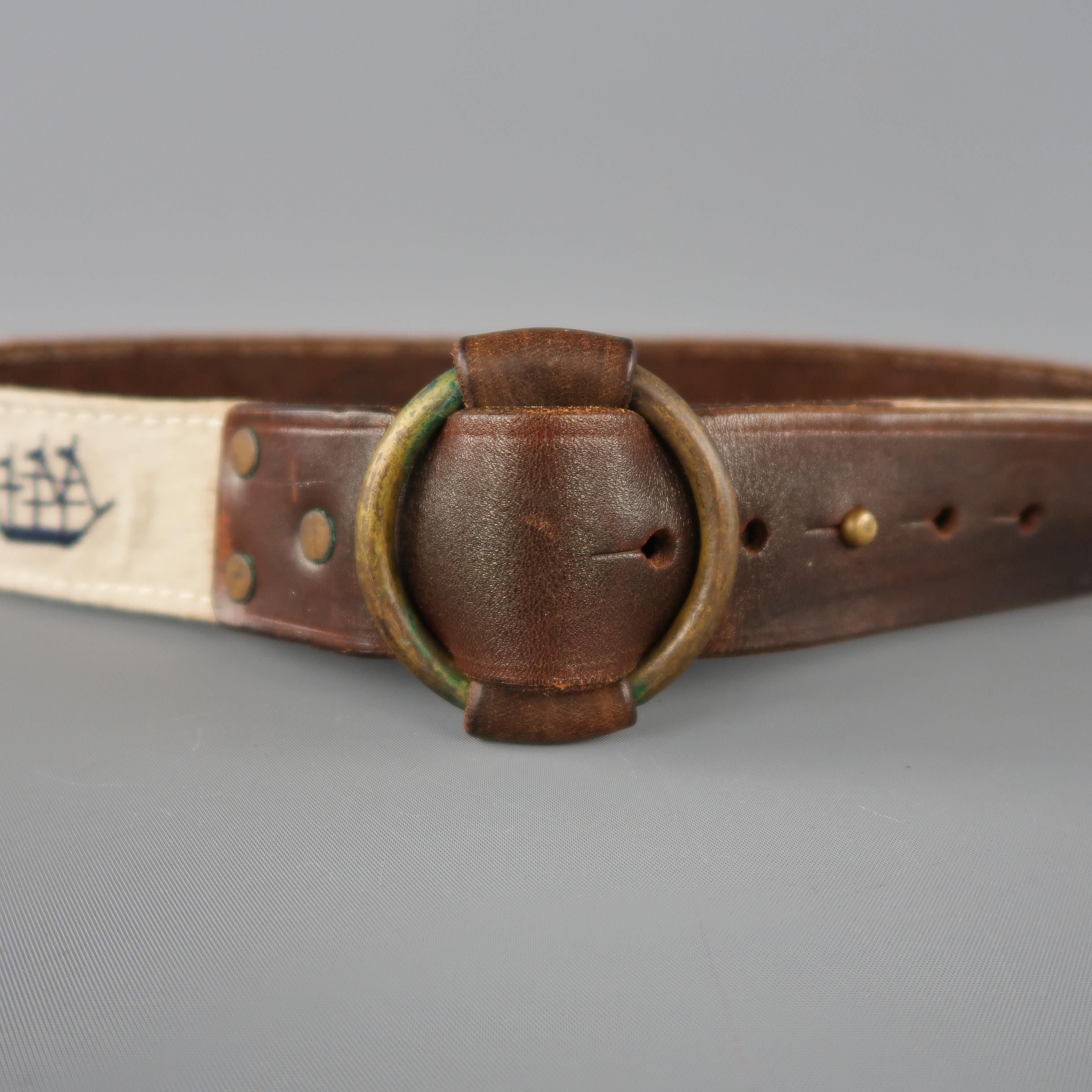 Ralph Lauren Vintage Belt - 2 For Sale on 1stDibs