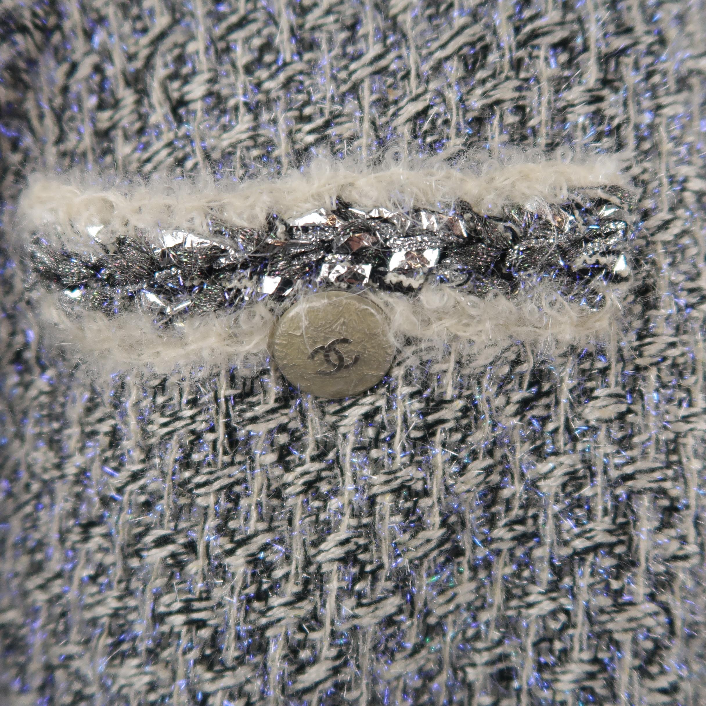 lavender tinsel jacket