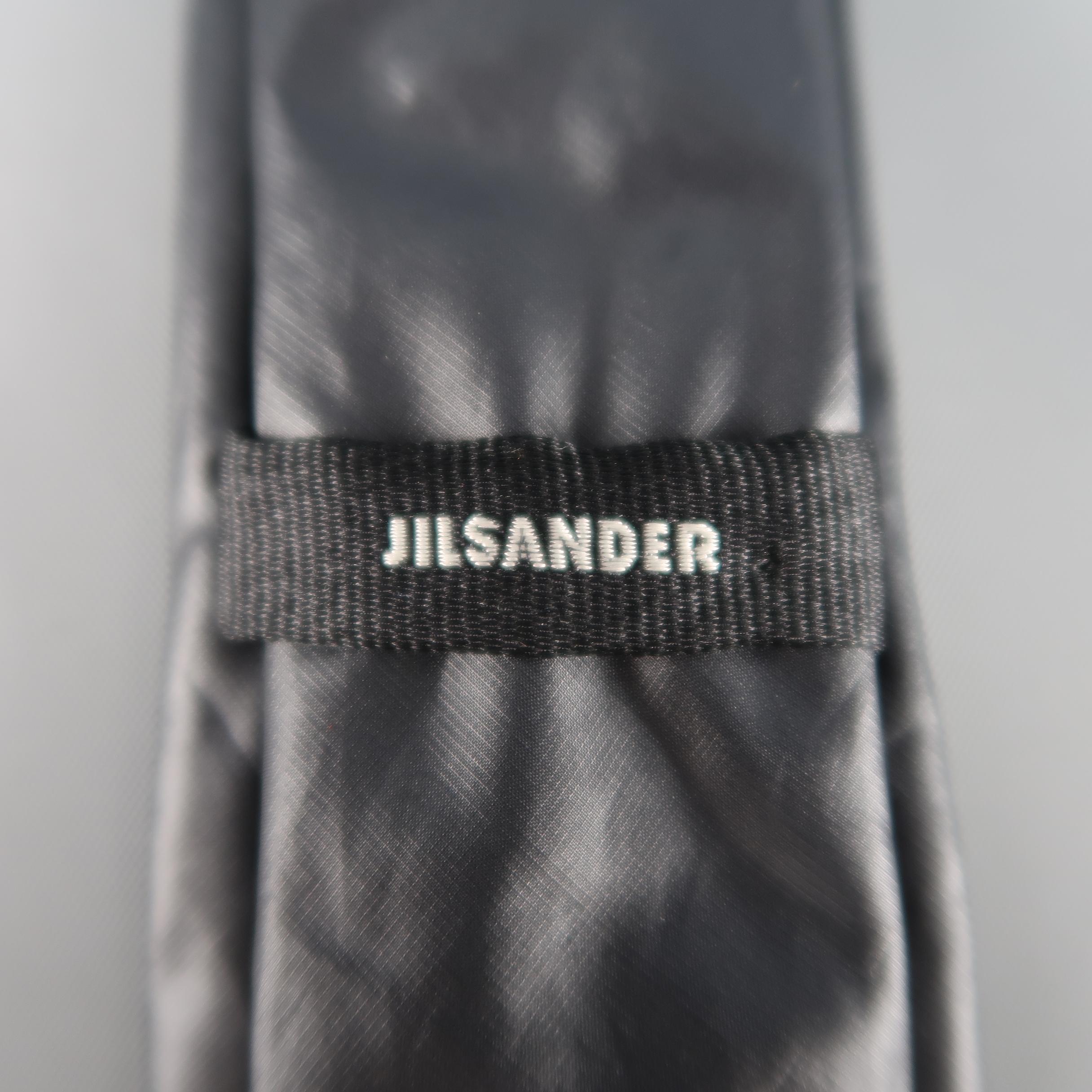 Men's JIL SANDER Black Polyester Tie