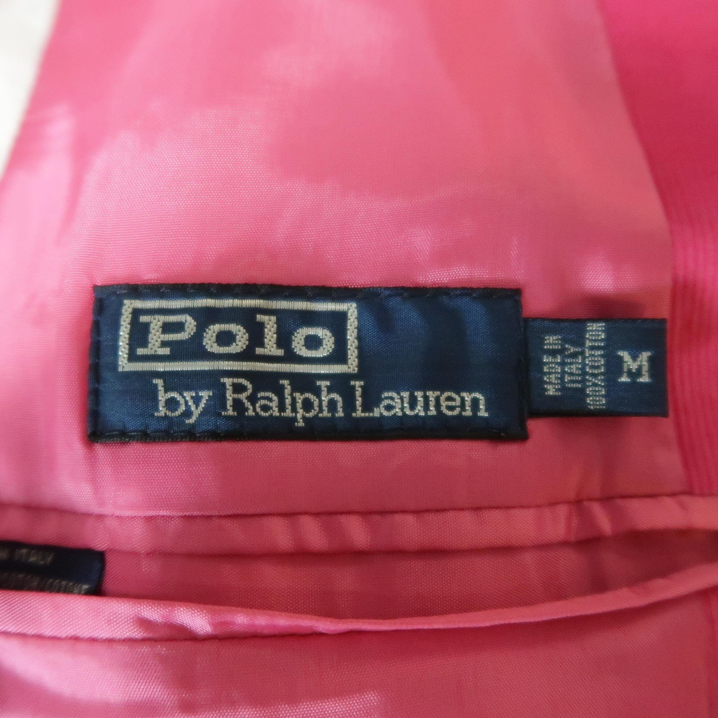 Men's RALPH LAUREN 40 Fuchsia Pink Corduroy Notch Lapel Sport Coat