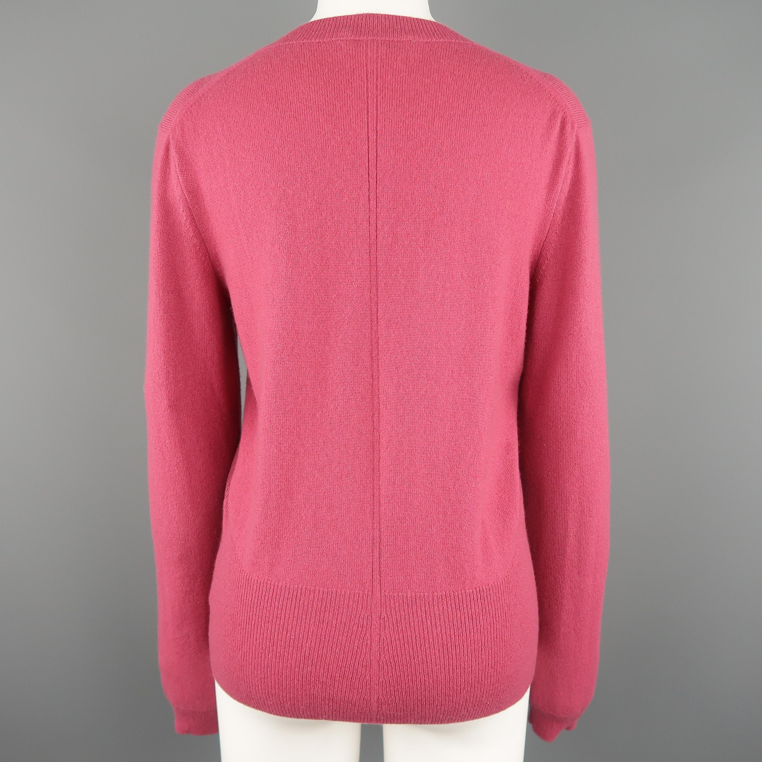 jil sander pink sweater