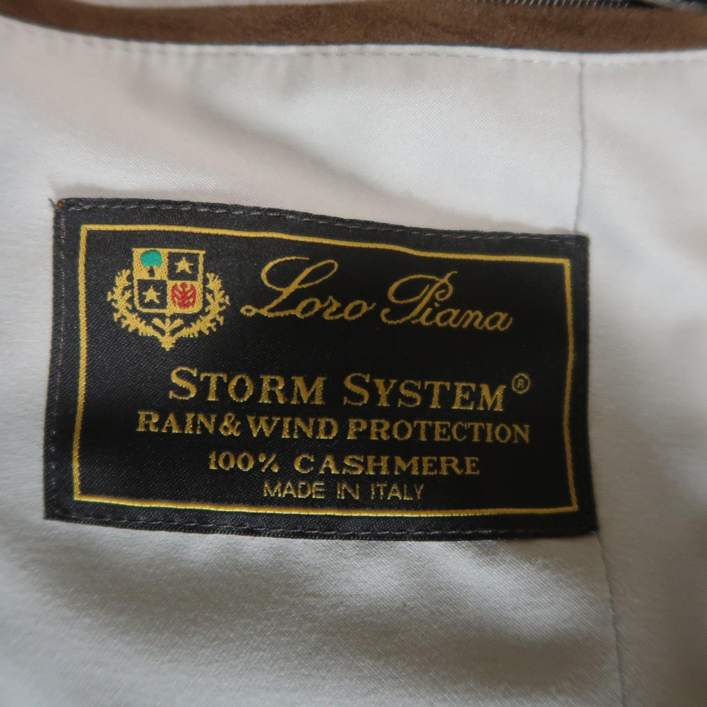 LORO PIANA XL Beige Cashmere Storm System Vest 6