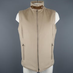 LORO PIANA XL Beige Cashmere Storm System Vest