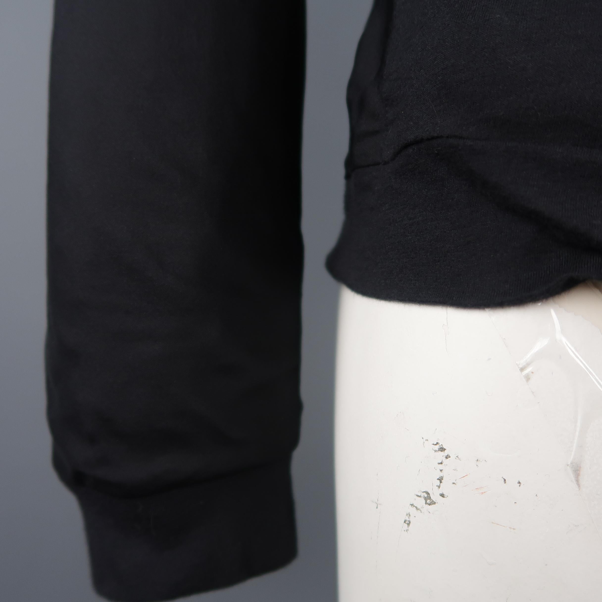 black silk hoodie