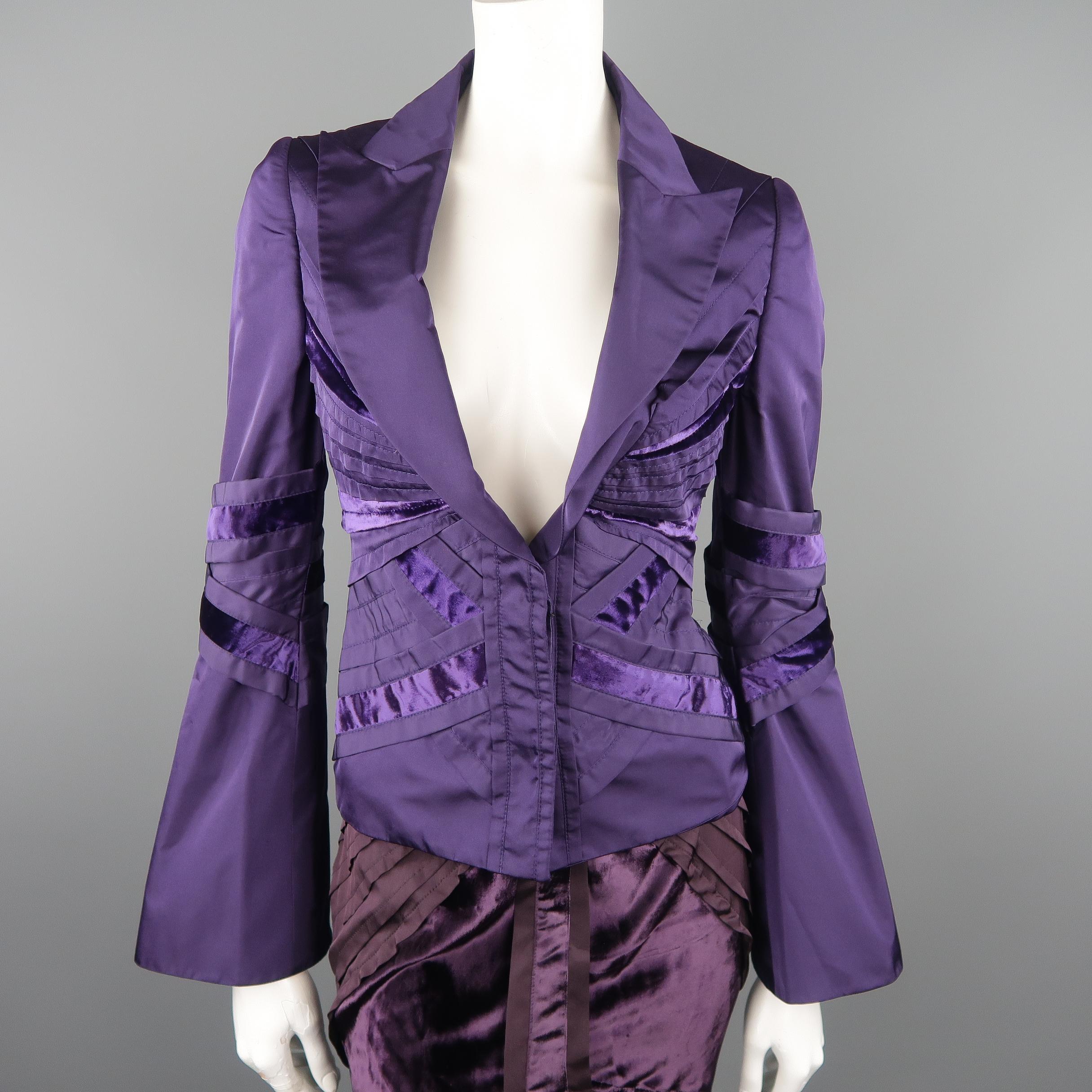 gucci purple suit