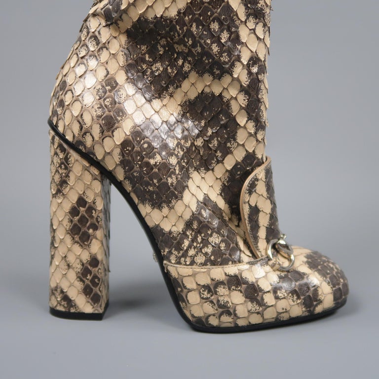 snake boots gucci