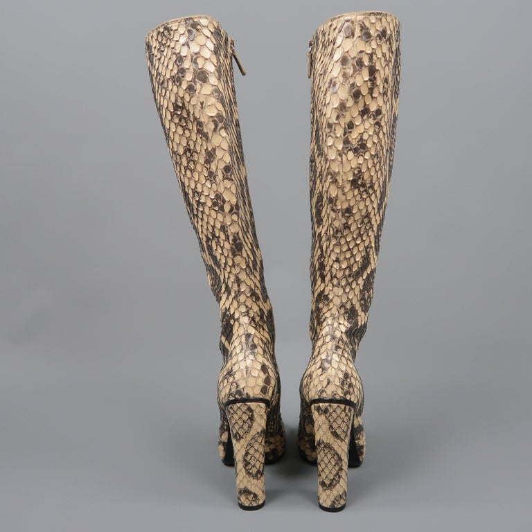 snake boots gucci