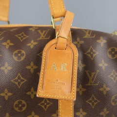 LOUIS VUITTON Brown Monogram Canvas SAC SOUPLE 45 Travel Bag