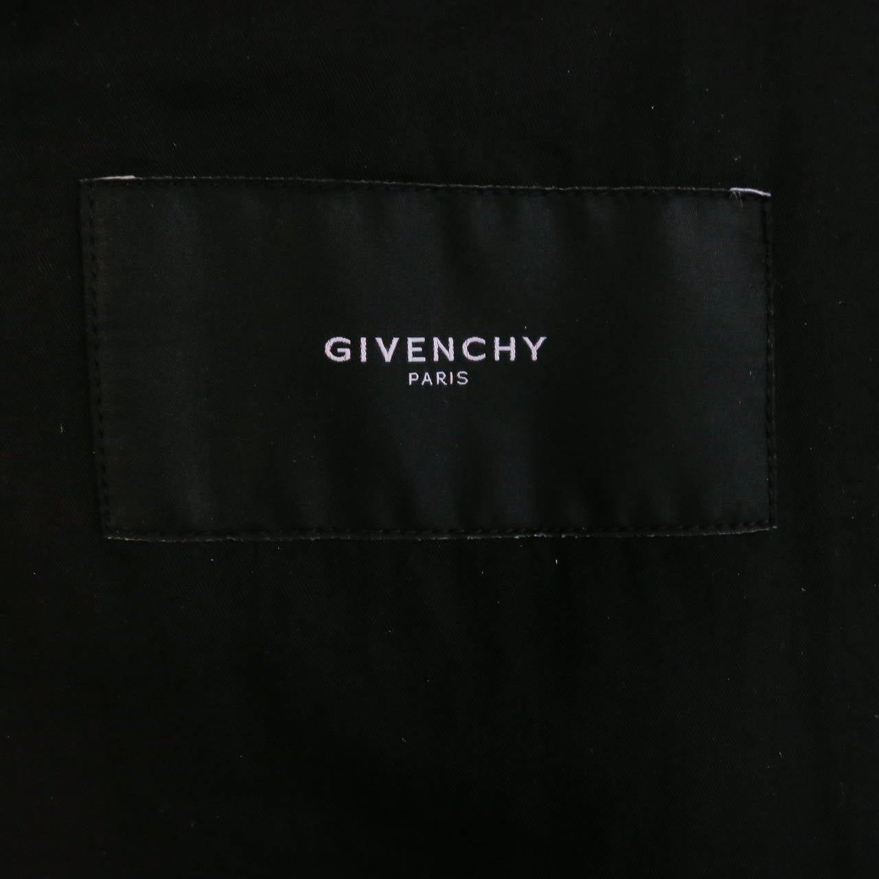2013's GIVENCHY Men's 38 Wool Blend Motorcycle Black Jacket 4