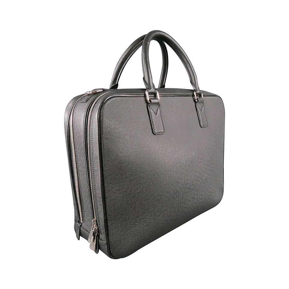 Vintage Louis Vuitton LV Brown Monogram Logo Attache Briefcase Bag  eBay
