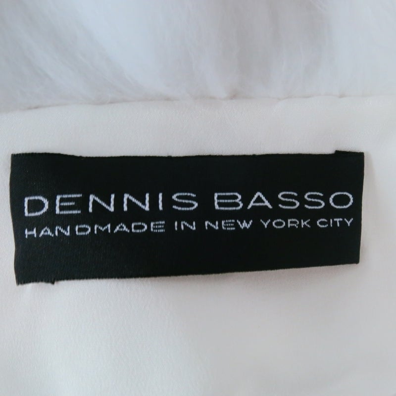 Dennis Basso Beaded White Fox Fur Vest 4